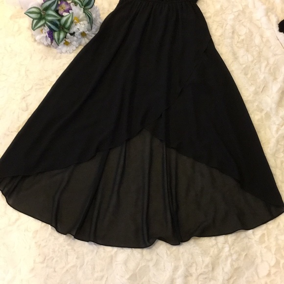 Forever 21 Black Hi-Low Dress. - Picture 3 of 4